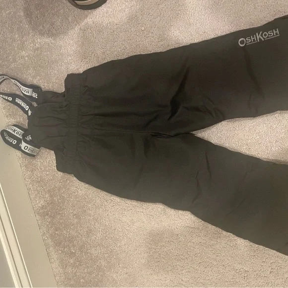 Kids Black Snow Pants 3T - Picture 2 of 5